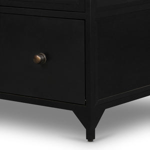 Shadow Box Cabinet In Black