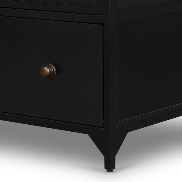 Shadow Box Cabinet In Black