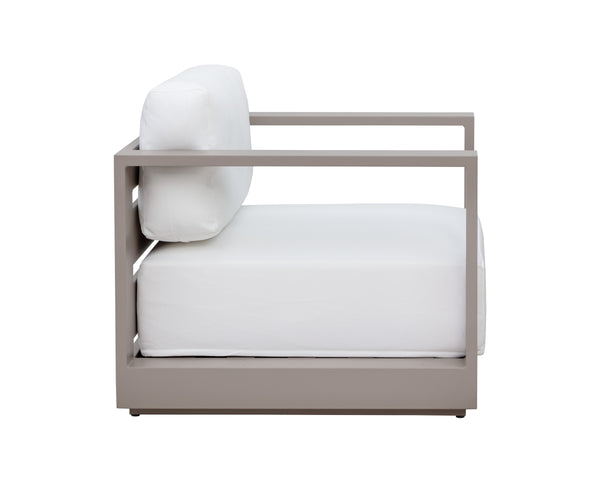 TAVIRA ARMCHAIR - GREIGE - STINSON WHITE