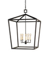 Denison Black Grande Lantern In Molé Black