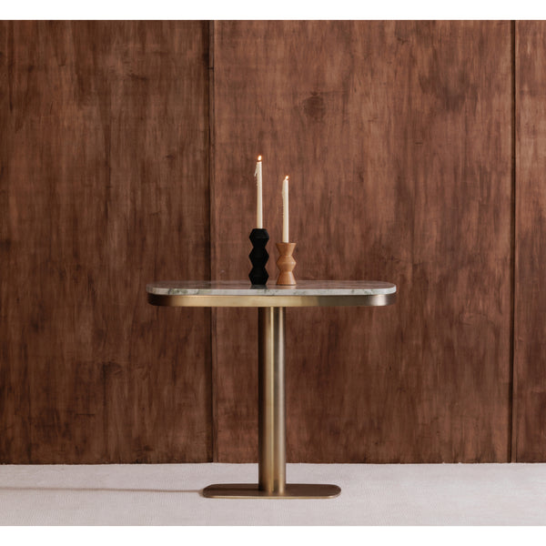 Celeste Cafe Table Green Onyx Marble & Brass