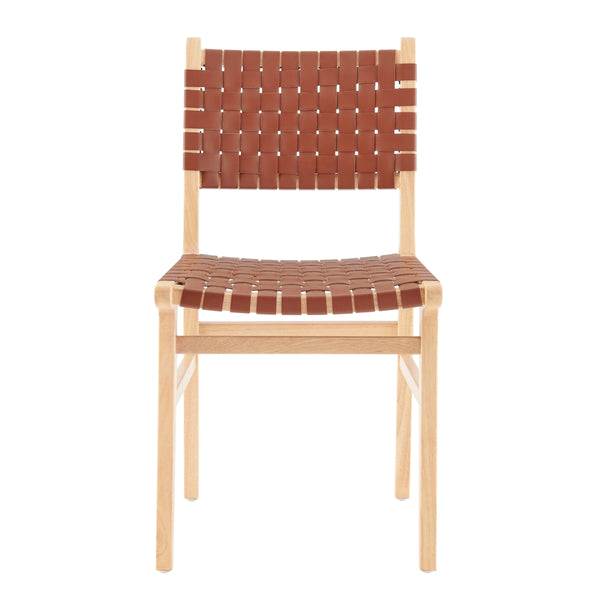 Marco PU Dining Side Chair, Ochre Brown