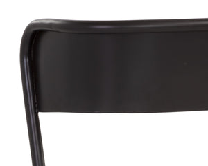 KEANU DINING CHAIR - GUNMETAL