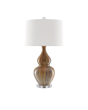 Kolor Brown Table Lamp In Earth & Brown