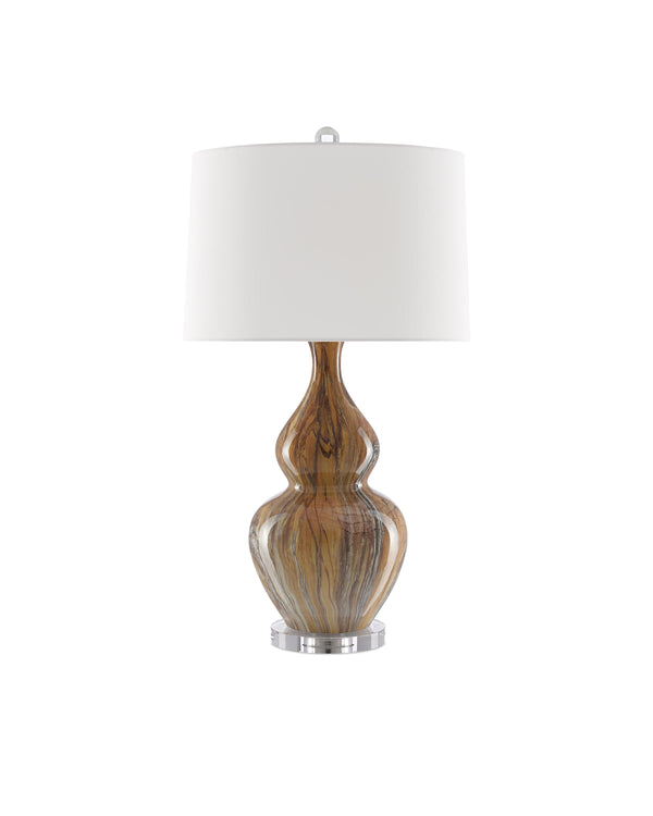Kolor Brown Table Lamp In Earth & Brown