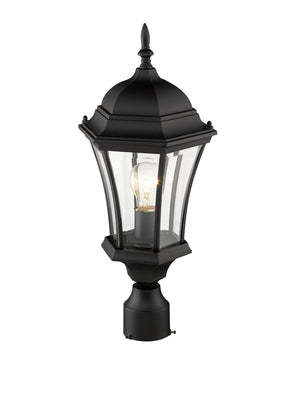 Wakefield Outdoor Post Light in Black Finish