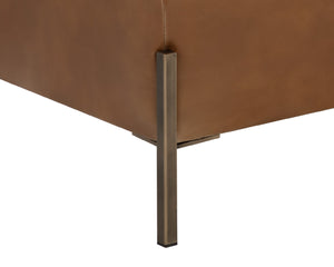KAEL STORAGE BENCH - TOBACCO TAN