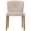 Albie Diamond Stitching Chair In Danburry Dune