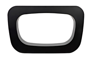 Ponte Console in Matte Black Industrial Steel