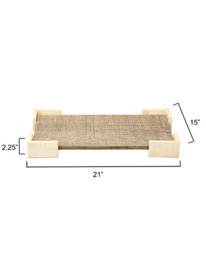 Paradise Bone Decorative Tray
