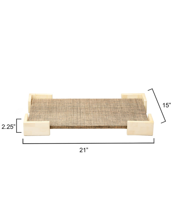 Paradise Bone Decorative Tray