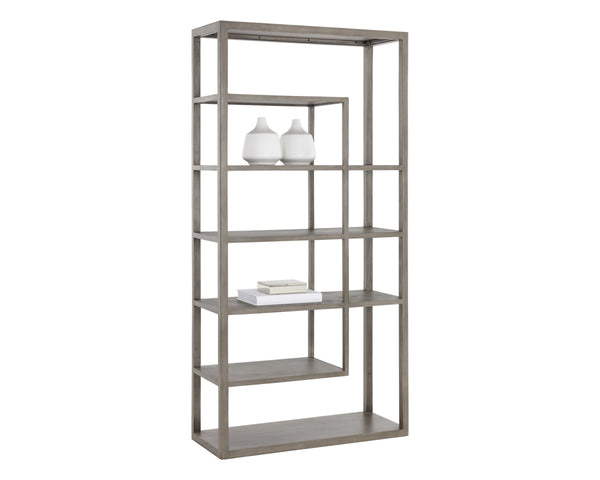 KENZIE BOOKCASE - GREY