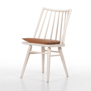 Lewis Windsor Chair W Cushion In Off White
