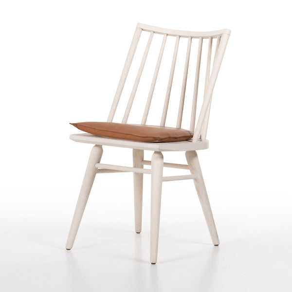 Lewis Windsor Chair W Cushion In Off White