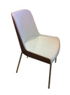 hudson plywood/metal base in cream leather