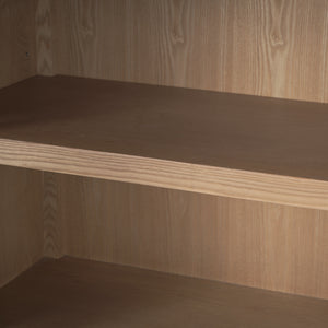 Teva Two Toned Dark w/Light Wood Arched Curio Cabinet