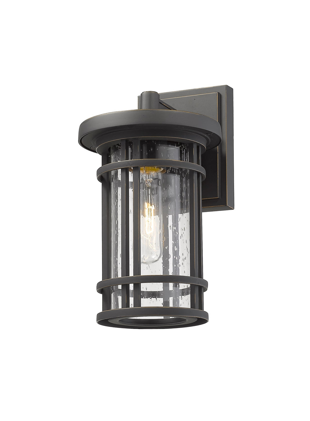Jordan 1 Light Outdoor Wall Sconce in Oil Rubbed Bronze Finish