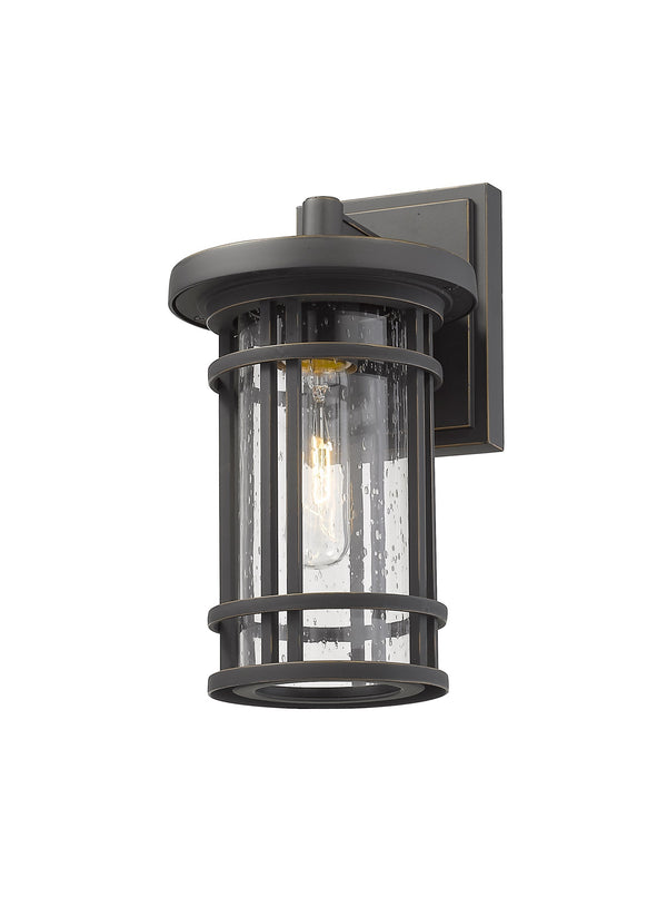 Jordan 1 Light Outdoor Wall Sconce in Oil Rubbed Bronze Finish