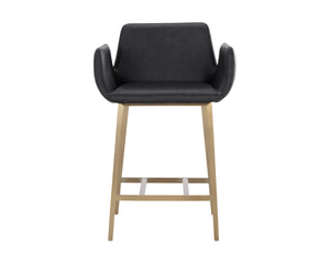 LUCANO COUNTER STOOL - BRAVO BLACK
