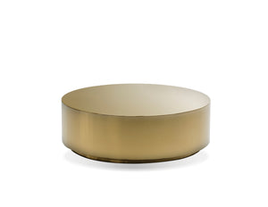 Sphere Round Coffee table in polished gold SS