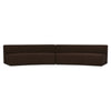 Moe's Naomi 2-Piece Concave Modular Sectional