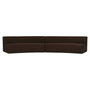 Moe's Naomi 2-Piece Concave Modular Sectional