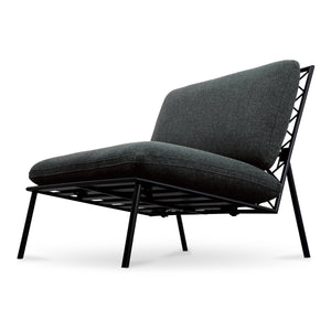 Moe's Salma Outdoor Chair in Grey