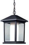 Mesa 1 Light Outdoor Chain Light in Black Finish