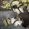Feather Butterfly with Clip, Yellow