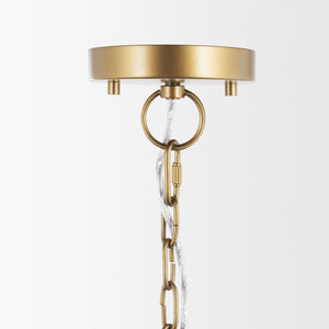 Thad 4-Light Natural Woven Rattan Foyer Chandelier
