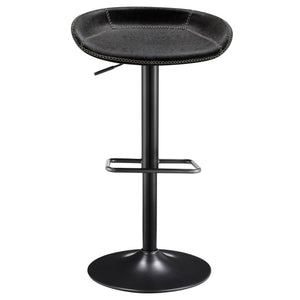 Rogue Gaslift Bar Stool In Vintage Black