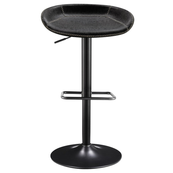 Rogue Gaslift Bar Stool In Vintage Black