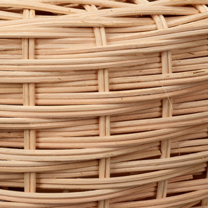 Portobello Rattan Table Lamp with Linen Shade