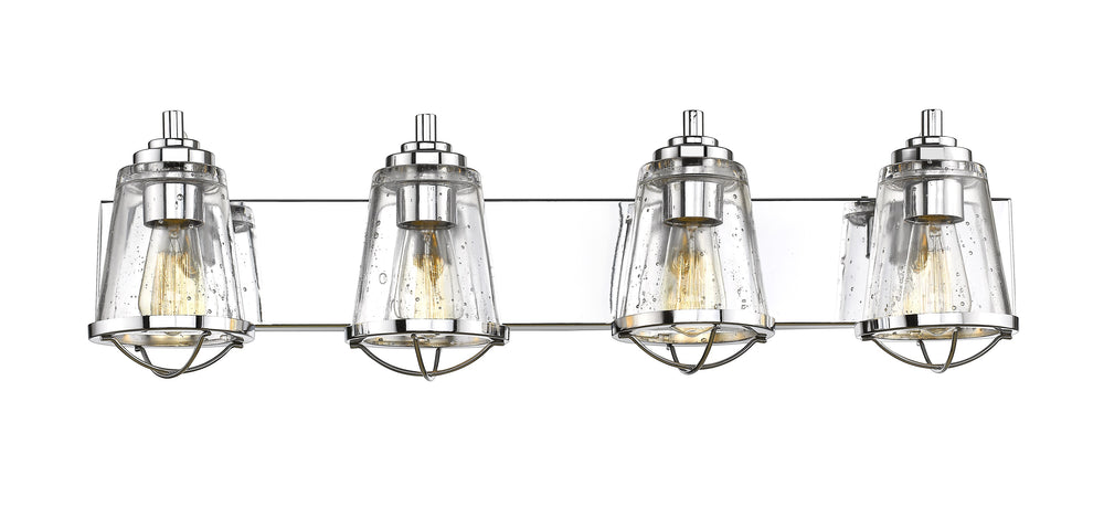 Mariner 4 Light Vanity in Chrome Finish