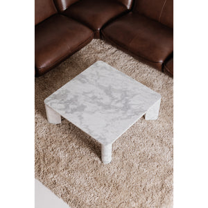 Moe's Segment Coffee Table in Ashen Grey Marble