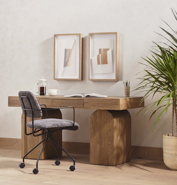 Keane Desk In Natural Elm