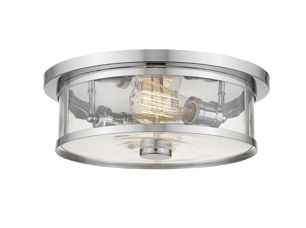 Savannah 2 Light Flush Mount in Chrome Finish