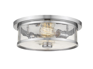 Savannah 2 Light Flush Mount in Chrome Finish