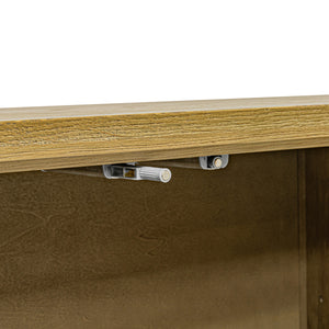 Marcelle Sideboard White with Chunky Legs