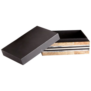 Large Avondale Container in Natural and Black