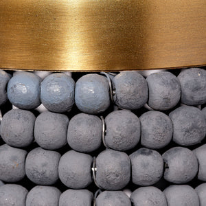Big Sur 1-Light Beaded Chandelier, Slate Blue