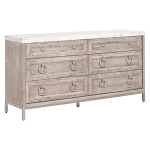 Azure Carrera 6-Drawer Double Dresser