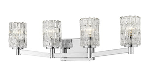 Aubrey 4 Light Vanity in Chrome Finish