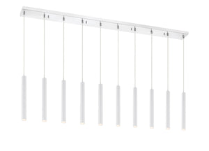 Forest 10 Light Island/Billiard in Chrome Finish