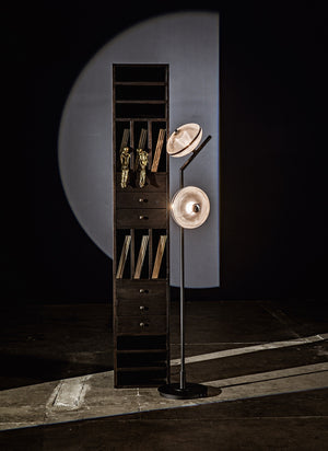 Tubula Bookcase, Ebony Walnut