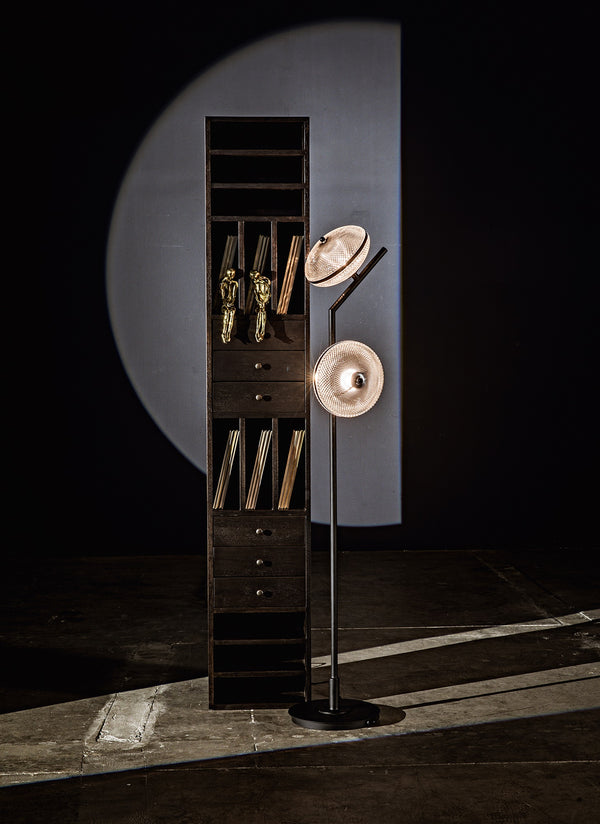 Tubula Bookcase, Ebony Walnut