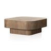 Blanco Coffee Table In Warm Umber Burl