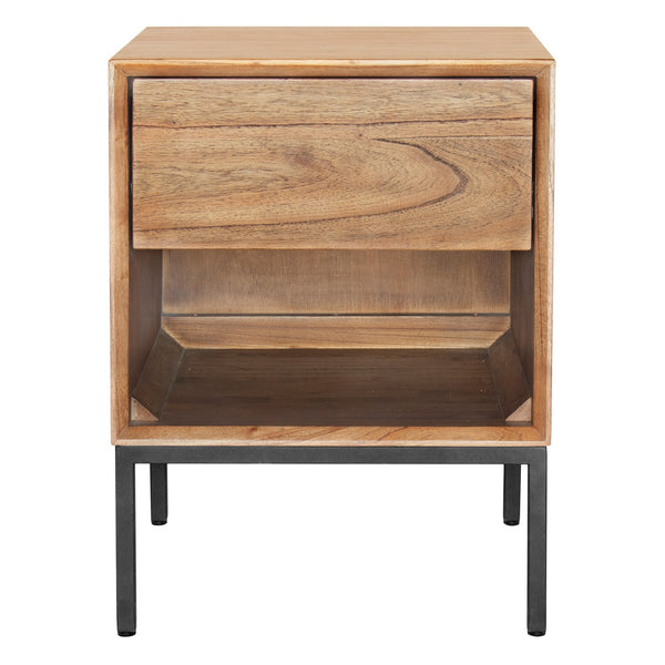 Hathaway Night Stand/Side Table In Newton Brown