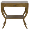 Maude Side Table, Saddle Brown