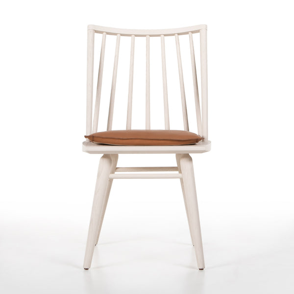 Lewis Windsor Chair W Cushion In Off White